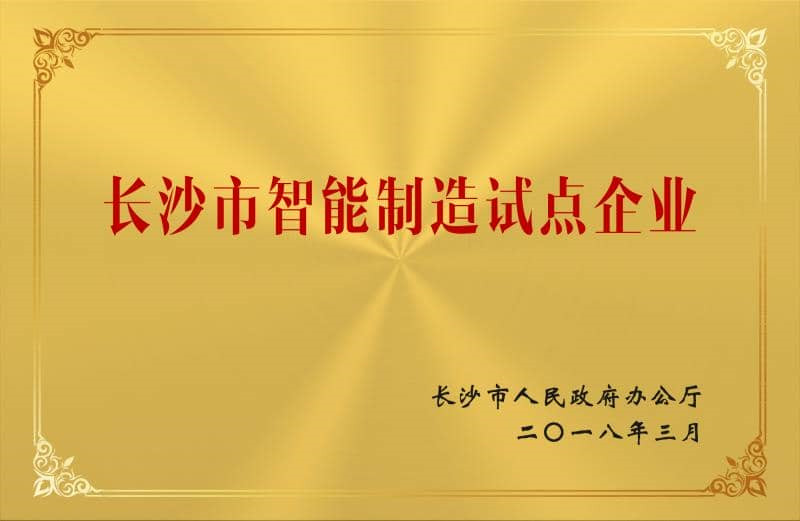 長沙市智能制造試點企業